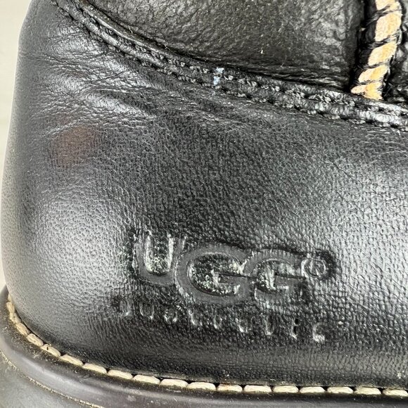 Ugg leather winter boots tall fold over design - Picture 6 of 9